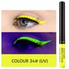 34-color Matte Quick-drying Long-lasting Non-bleeding UV Fluorescent Colored Eyeliner Liquid Pen