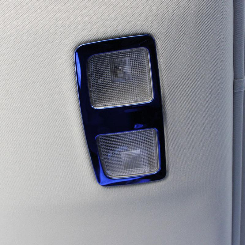 3PCS/set stainless steel Interior Reading Lights Cover Front Rear Read Lamp Trims for Mazda CX-5 CX5 2017 2018