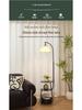 Chinese-Style Floor Lamp for Living Room & Bedside Table with Storage - Integrated Bedroom Atmosphere Decor