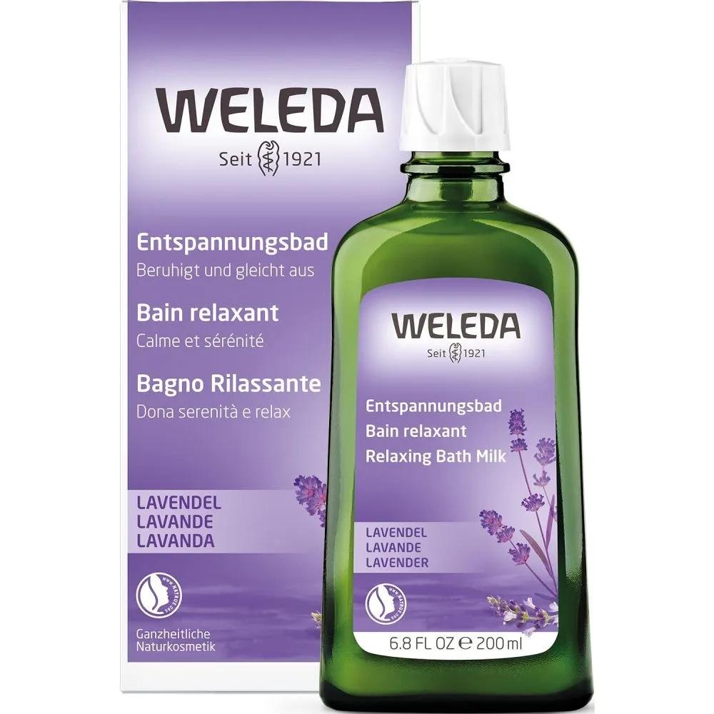 Weleda Lavender Relaxing Bath Milk 200ml (4 pieces)