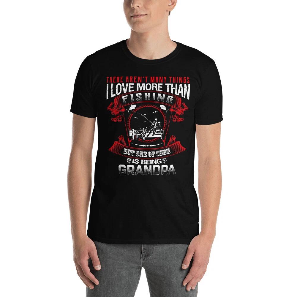 Grandpa Funny Saying Fishing Gift Short-Sleeve Unisex T-Shirt S