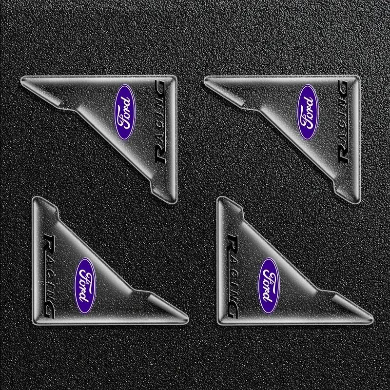 

Car Sticker 2026 For Ford 4pc Car Door Edge Door Handle Door Corner Protection Film Sticker For Ford Mustang Kuga Fiesta Mondeo