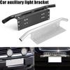 Car Auxiliary Light Bracket Aluminum Alloy Bumper License Plate Frame Holder For Truck SUV Universal Car License Plate Fram N4Q2