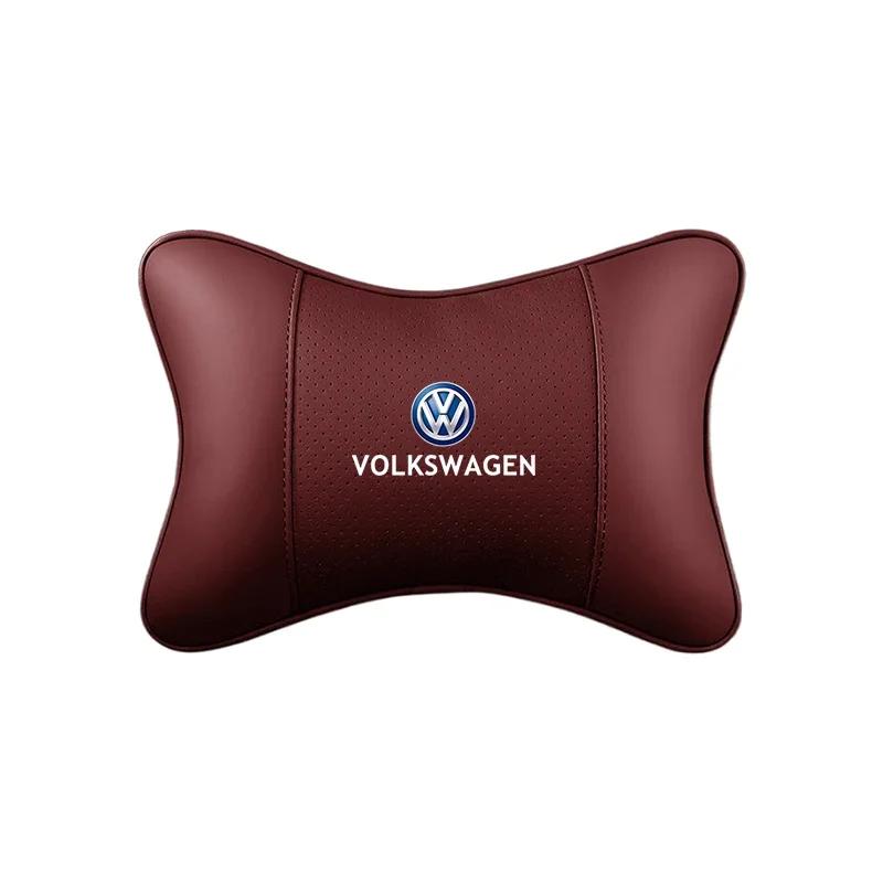 Car Seat Headrest Neck Pillow Head Support For VW Tiguan Arteon Taigo Caddy Sharan Beetle CC Amarok Transporter Caravelle Crafte