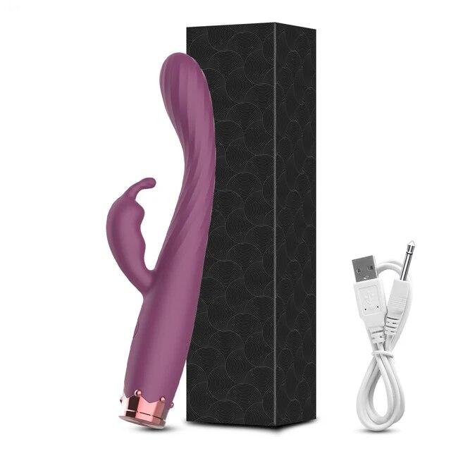 Powerful Finger Rabbit Vibrator Female Fast Orgasm Nipple Clitoris Stimulator G Spot Massager Adult Goods Sex Toys for Women