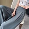 High Waist Wide Leg Straight Cut Casual Loose Long Pants Women's's Suit Pants Spring Summer Floor Length Trousers