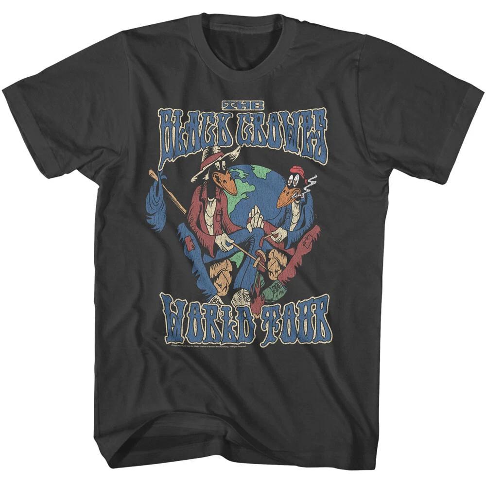 The Black Crowes World Tour Hobo Crows Men s T Shirt Rock Band Merch 2XL