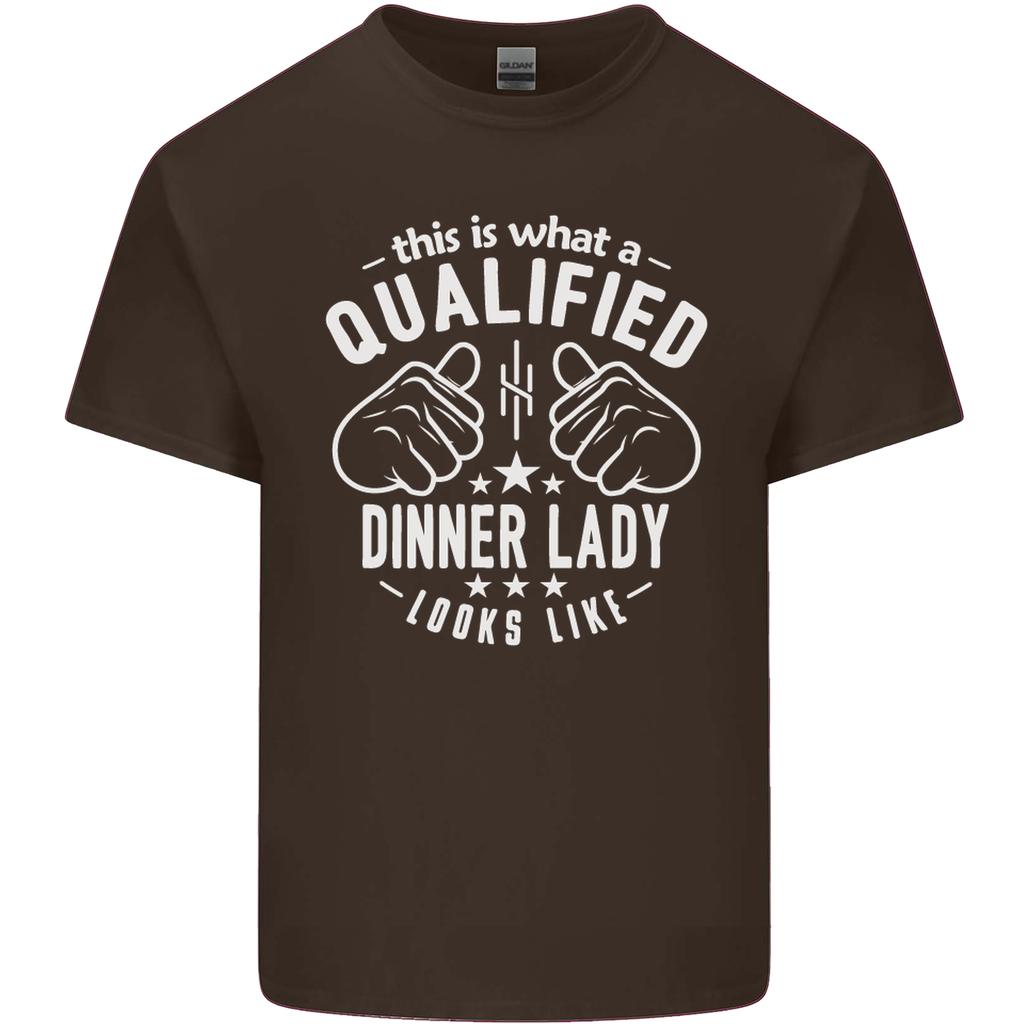 A Qualified Dinner Lady Looks Like Unisexs Light Cotton TShirt