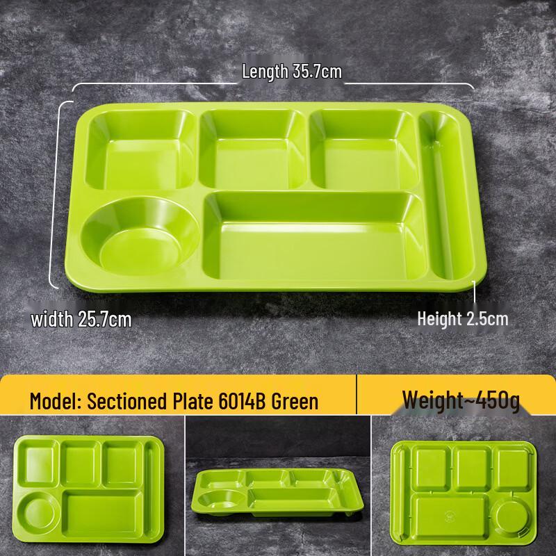 Handun Melamine Commercial Partitioned Meal Tray