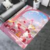 Office Rug Hello Kitty, Ferris Wheel Anti-Slip Rug, Machine Washable for Living Room, Bedroom, Office, Multiple Sizes, Bedroom Mat, Decorative Mat, Du
