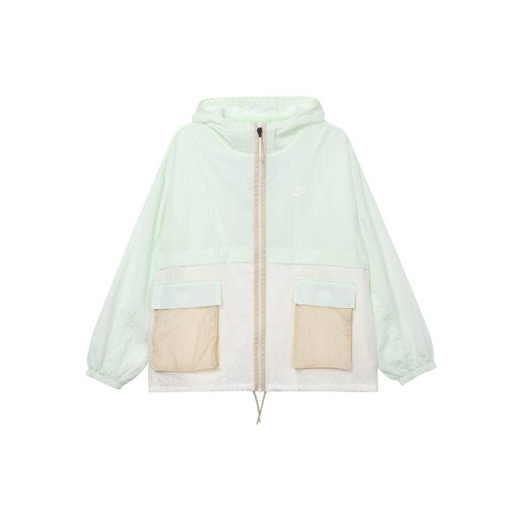 Nike Jackets Women's Light Blue Hooded Moderate Other DZ3036-311