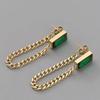 Women Fashion Jewellery Gold Plated Trendy Earrings Emblised with Crystal Stones For Girls and Women