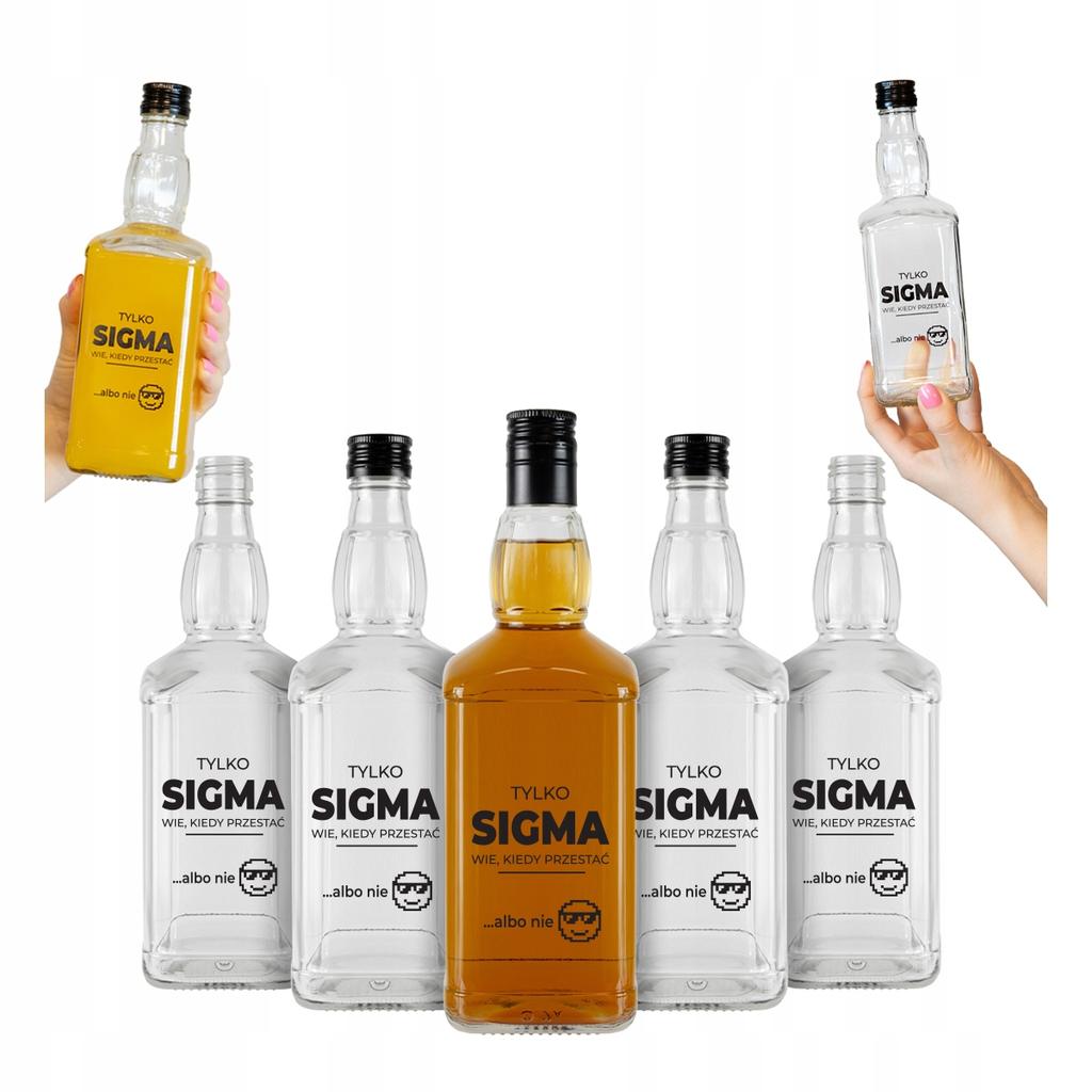 Butelka Szklana Daniels 500 Ml Na Alkohol Prezent Z Nadrukiem - Sigma 0,5L