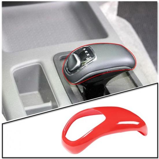 ABS Red Interior Gear Shift Head Decor Cover Trim for Nissan Frontier 14