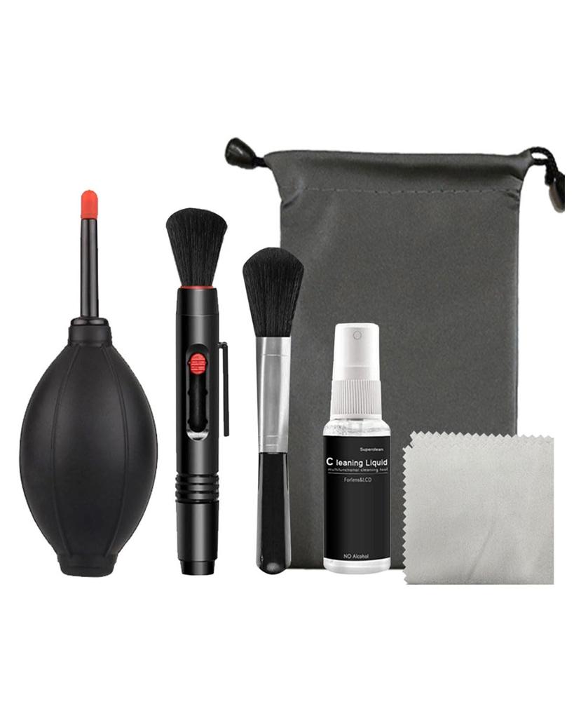 Samcos Camera Cleaning Lens Cleaner for SLR Easy Cleaning and Set with Cleaning Spray Cleaning Cleaning Air and Dust Brush for Cleaning Digital Cell