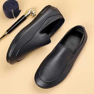 Echte Leder Herren Freizeitschuhe Stilvolle Trendige Loafer Mokassins Bequeme Herren Fahrerschuhe Einfache Lässige Schlupfschuhe