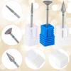 3 Pcs Nail Drill Bits, Cuticle Bit for Nail Drill, Diamond Nail Drill Bits for Nail Art, Dead Skin, Nail Polishing