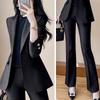 Women's Waist-cinching Blazer & Pants Suit Set