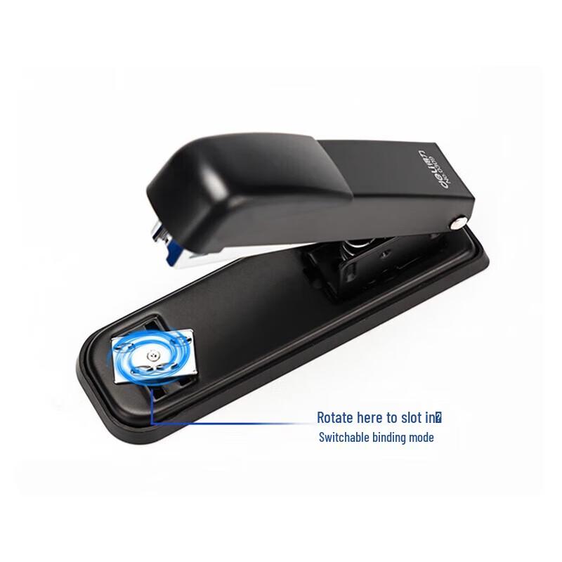 Deli Economical Labor-Saving Metal Stapler чёрный