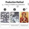 DIY 3D Pearl Diamond Painting Art Set Religious Saint Virgin Mary Home Decor Art Set Wall Art