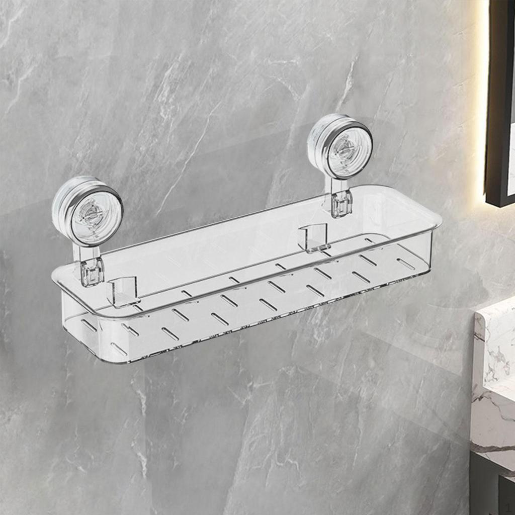 Zdejmowana półka prysznicowa na przyssawkę Organizer łazienkowy Koszyk do utrzymywania porządku Prosty zdejmowany