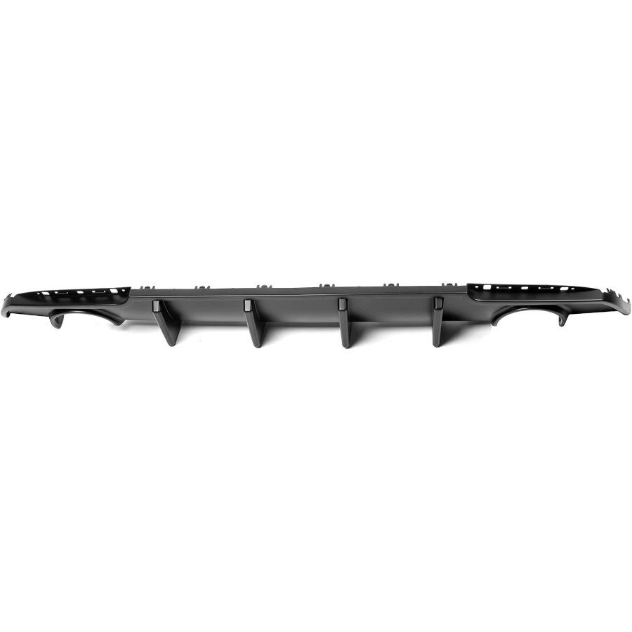 Rear Diffuser Compatible with 20152025 Chrysler 300 Shark Fin Style Matte Black PP Lower Valance Bumper Lip for Enhanced Aerody