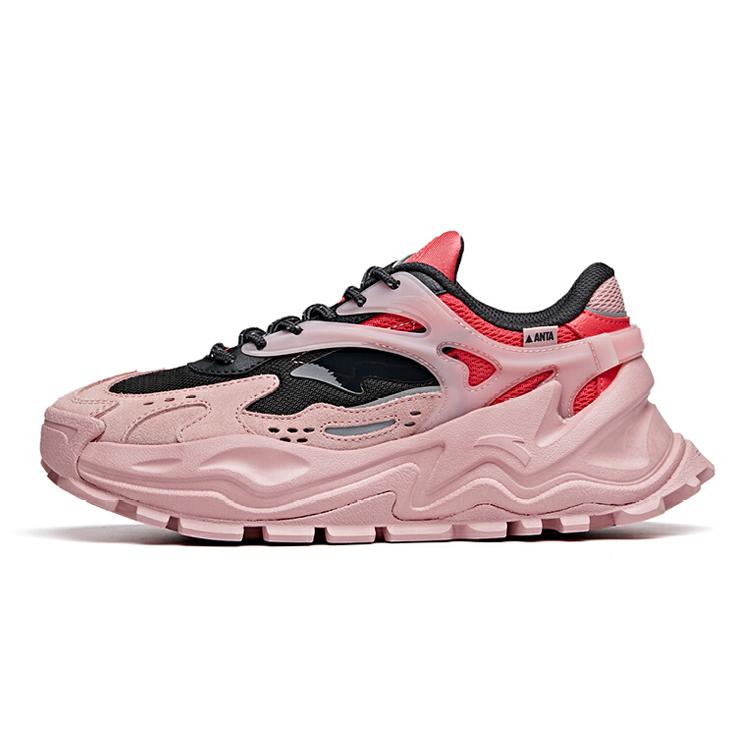 

Anta Hot Non slip Lightweight Low top Chunky Sneakers Women s Pink 922018842-1 38.5