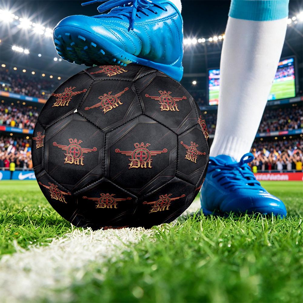 DAF Print Standard Size 5 Soccer Ball Durable Shock?Absorbing Ball For Training Match Outdoor Play