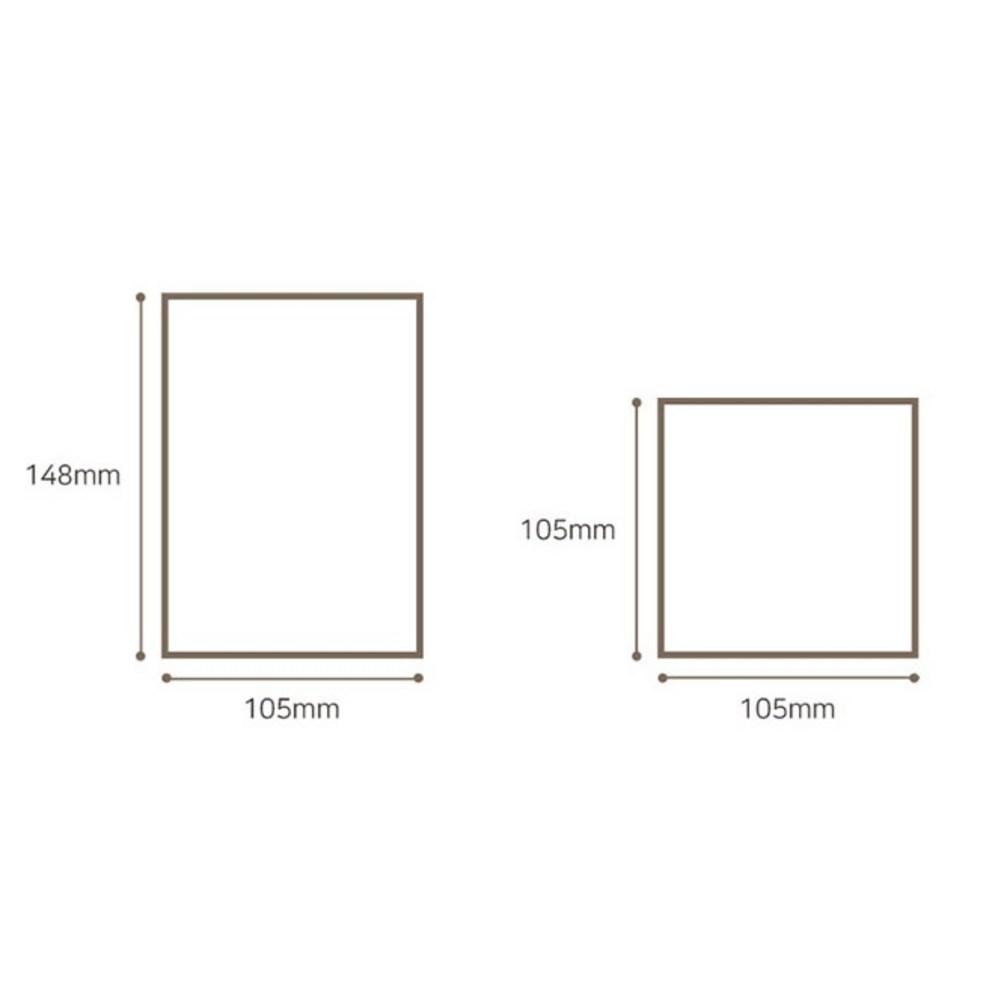 Popopaper Emotional Interior Postcard Set of 4