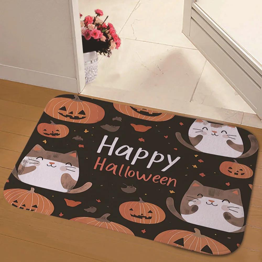 

Festive Christmas Cartoon Non-Slip Soft Durable Bath & Door Floor Mat - Decorative Welcome Mat for Home Bathroom Entryway 40x60cm