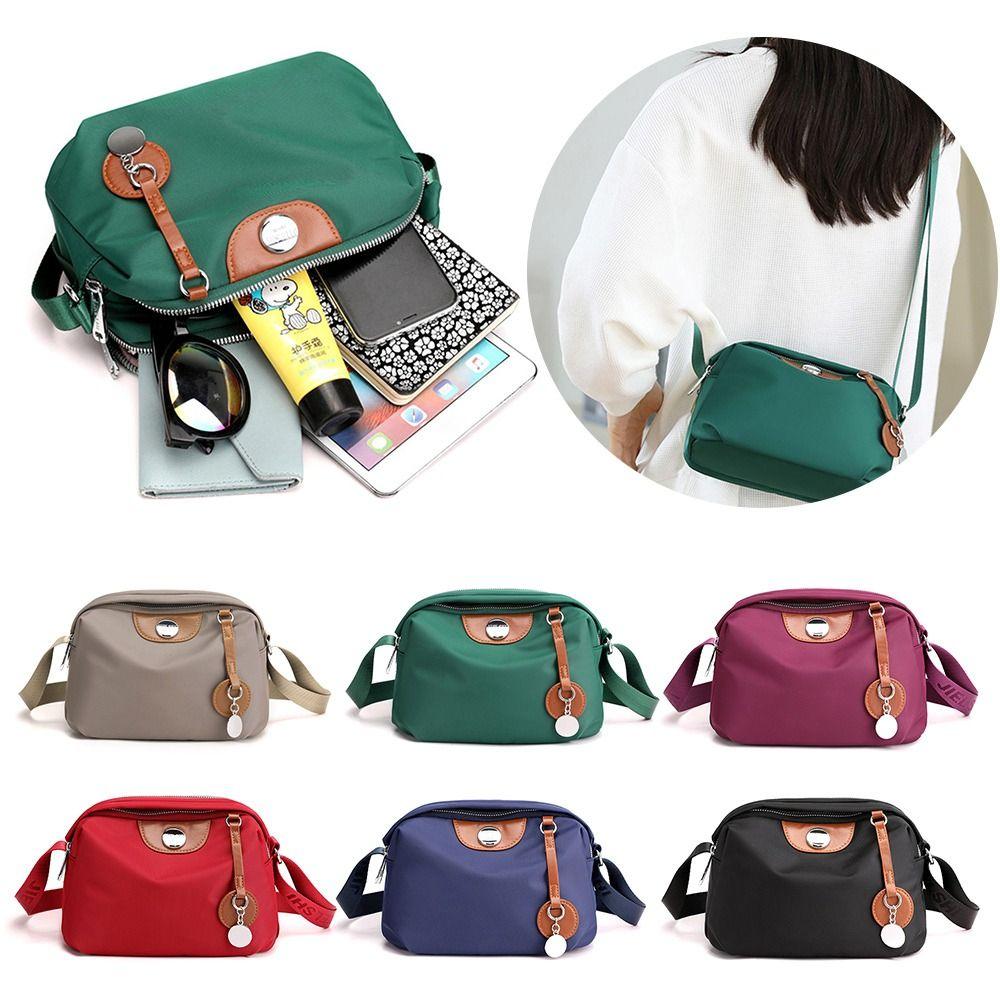 Casual Waterproof Crossbody Bag Nylon Large Capacity Pillow Bags Handbags Purse