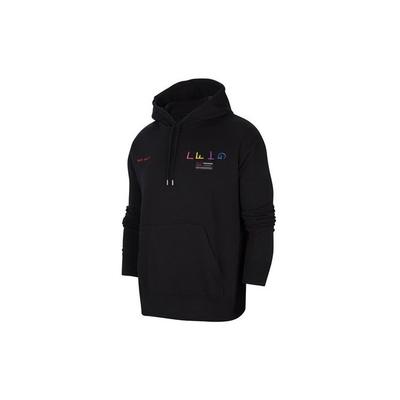 Why Not Fleece-gefütterter Kapuzenpullover Herren Sweatshirt Schwarz CW4255-010