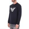 Emporio Armani Sudadera con Estampado de Logo para Hombre sudaderas Azul Oscuro 8N1MR6-1JRIZ-F904