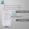 Kit Universal Telecomandă pentru Lampă Ventilator de Tavan AC 110-240V Comutator cu Control prin Temporizare Viteză Reglată Transmițător Receptor