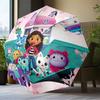 Colorful Friends Dollhouse Umbrella Folding Umbrella, Automatic Umbrella 8-Frame for Travel, Camping Use Gift for Halloween Christmas