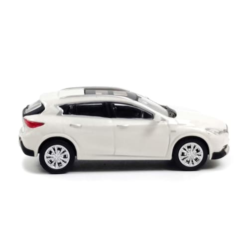 Paudi Model 1/64 Scale Infiniti QX30 2017 Model Car, White, Finished Product, for Collection