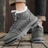Men's Casual Outdoor High Top Work Winter Slip-resistant Fashion Shoes Plus Size Comfort Shoe Wear-resistant Thicken Cotton Shoe