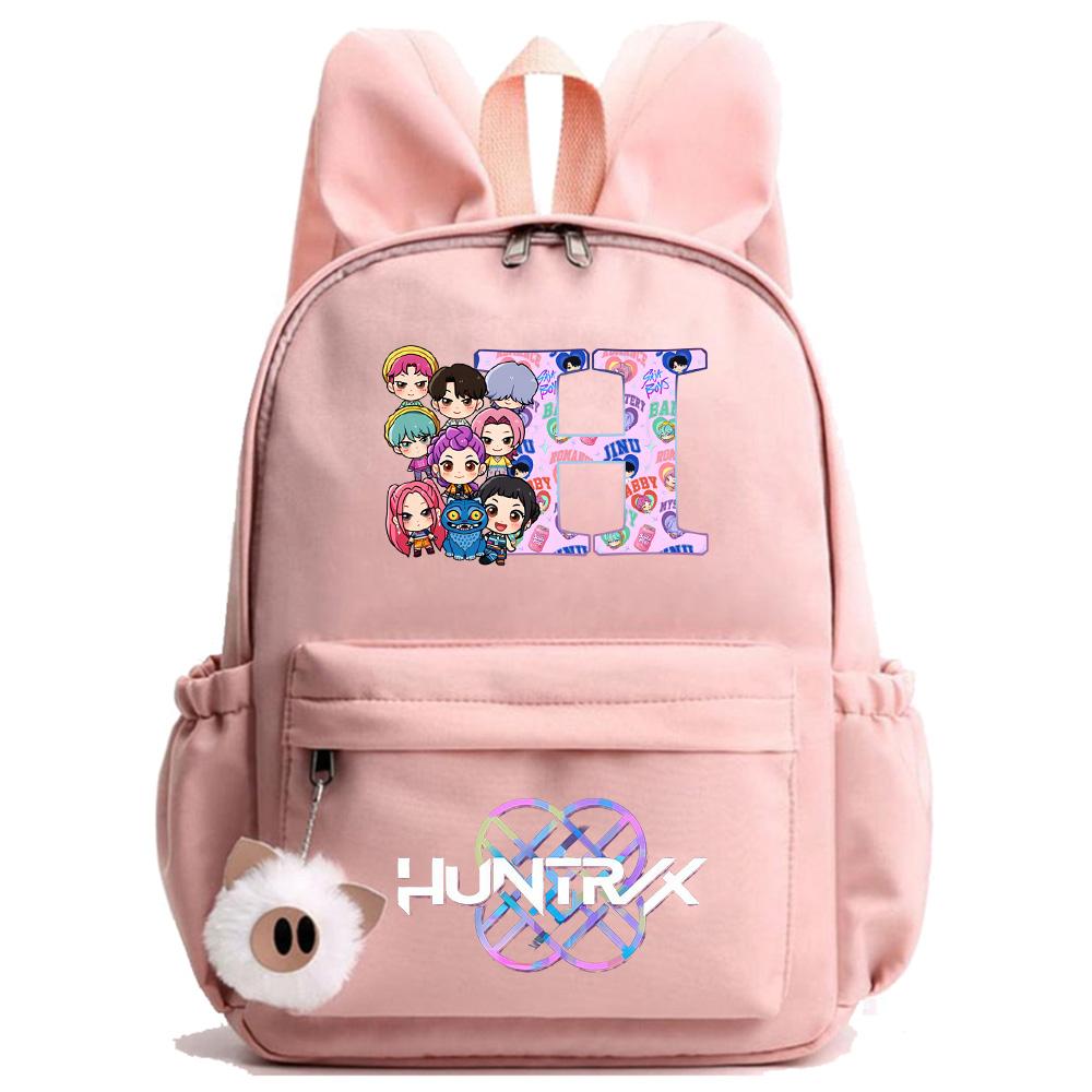 26 Engelska Bokstaven K-Pop Tryckt Ryggsäck Student Tonåring Bokväska för Pojke Flicka Skolväska Barn Gåva Kvinnor Stor Kapacitet Resväska Mochila