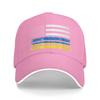 Unisex Ukrainian American Flag USA Ukraine Outdoor Hat Spring  Adjustable Cap Casual Baseball Cap Hip Hop Sunscreen Sunshade