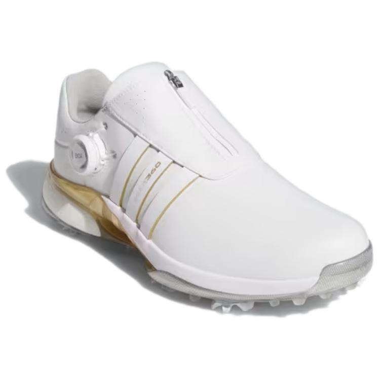 adidas Tour360 Comfortable Versatile Slip-Resistant Durable Low-Top Golf Shoes Men Golf Shoes White Platinum IH5165