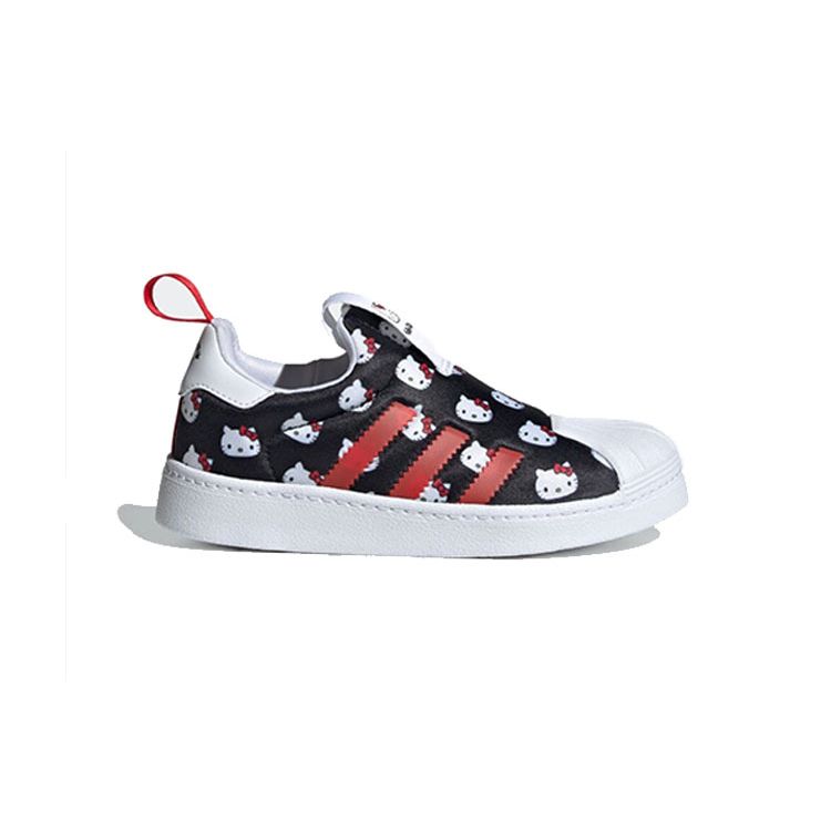 Hello Kitty X Adidas Superstar 360 J Allover Print Kids Sneakers Black Cloud-White Core-Black GY9212