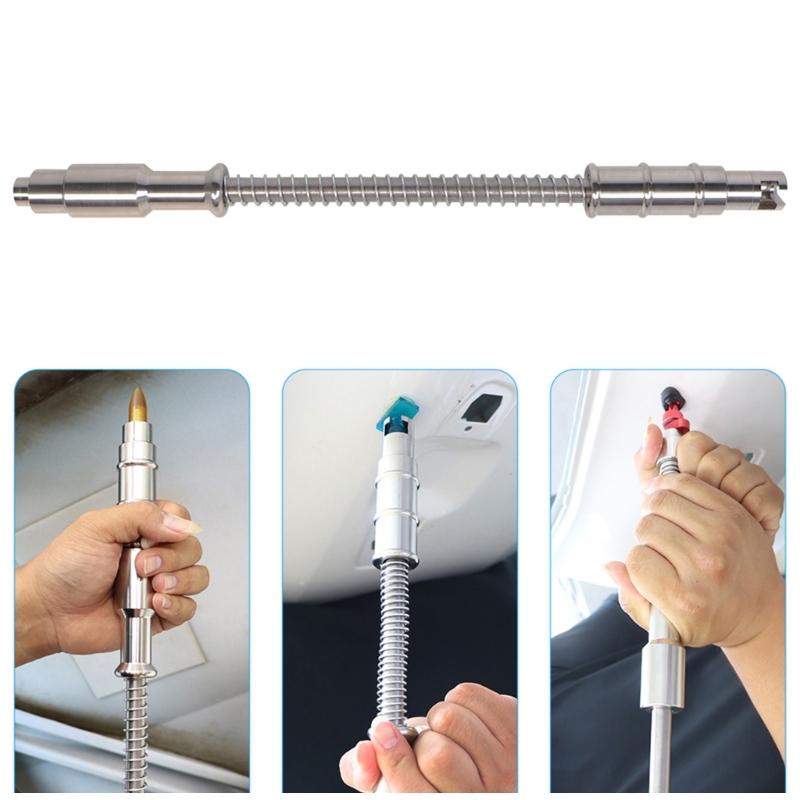 Detachable Car Dents Repair Tool Stainless Spring Loaded Hammer Universal Pit Remover Auto Body Dents Repair Puller