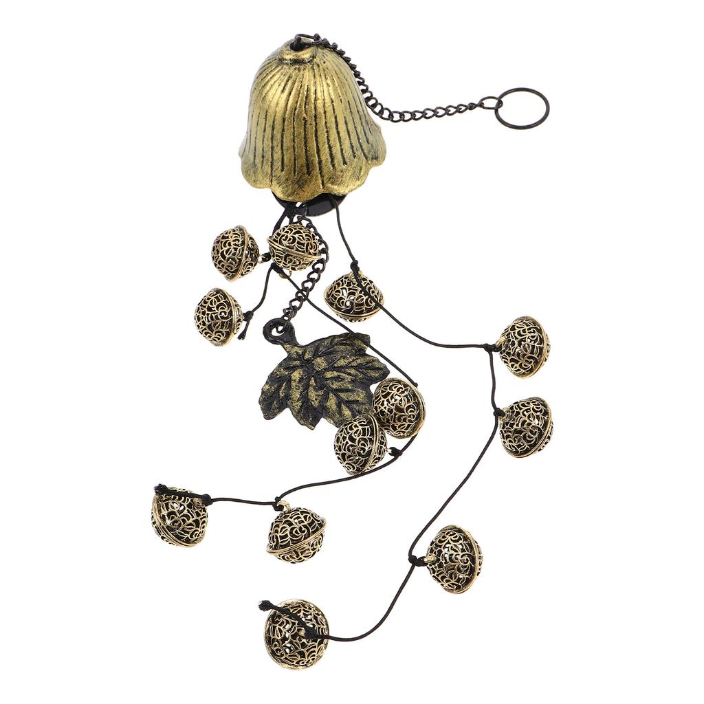 Retro Witch Bell Wind Chime for Door Knob Metal Outdoor Garden Memorial Festival Hanging Decorative Ornament Witch Bells