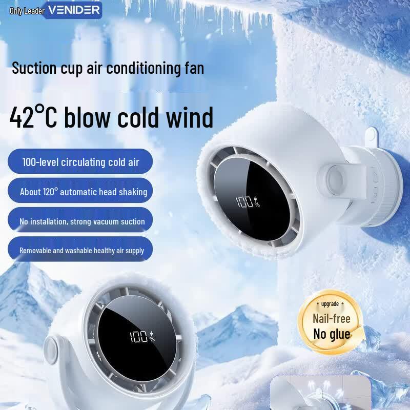 VENIDER Portable Oscillating Desk Fan