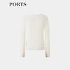 PORTS Women's Silk Cashmere Jacquard Knit Sweater