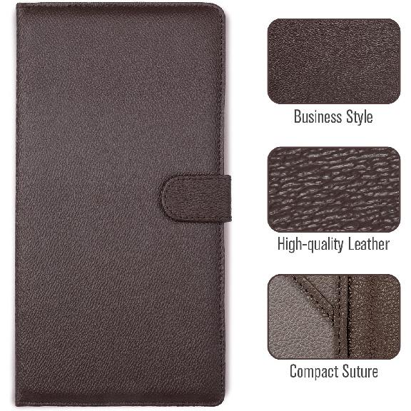 Foryou Car Registration And Urance Holder With Magnetic Closure, Auto Truck Document Vehicle Glove Box Paperwork Organizer Wallet For Accessories