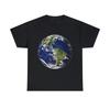 Earth-Globe Graphic Tee Shirt, S-5XL