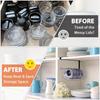 Xiaomi No-Drill Paper Towel Holder - Punch-Free Hanging Kitchen/Bathroom Tissue Roll Rack Cabinet Door Hook - Space Saving Easy Install
