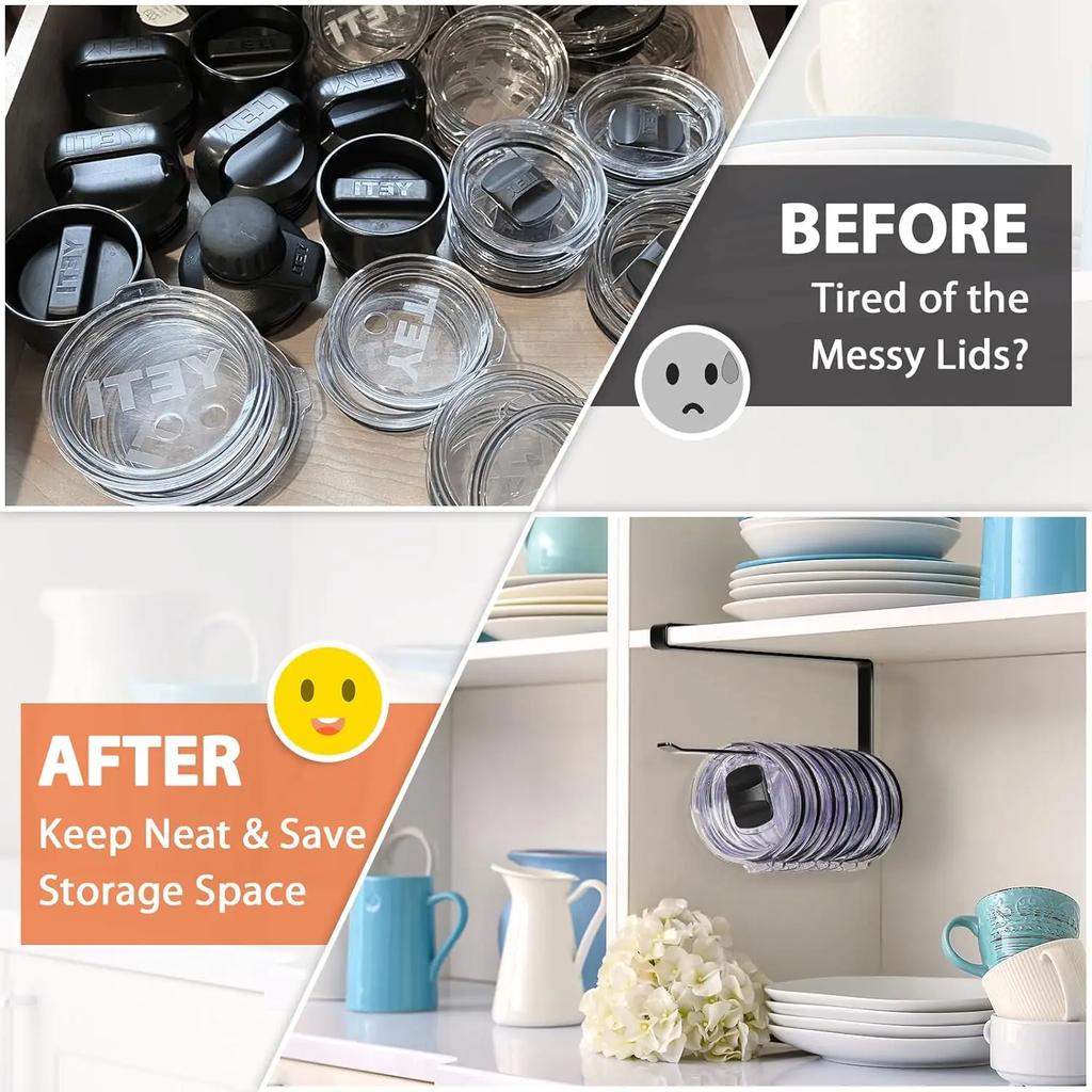 Xiaomi No-Drill Paper Towel Holder - Punch-Free Hanging Kitchen/Bathroom Tissue Roll Rack Cabinet Door Hook - Space Saving Easy Install