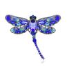 Retro Dragonfly Brooch Scarf Buckle: Large Vintage Corsage Pin